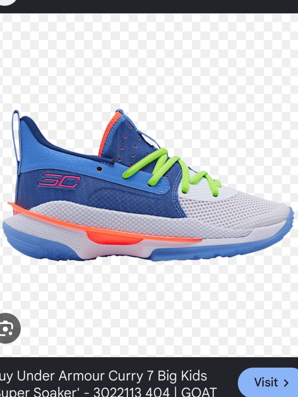 Under Armour Steph Curry 7 ‘Super Soaker’